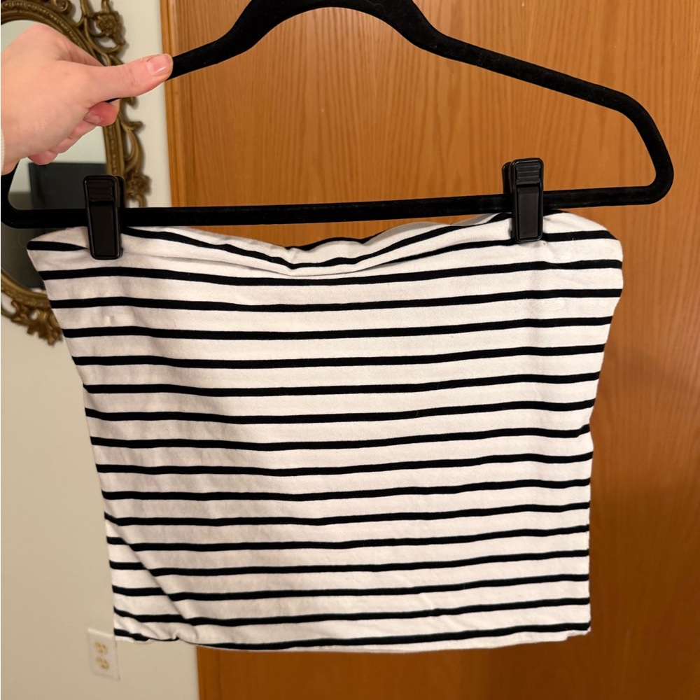 Cotton On Monochrome Striped Tube Top